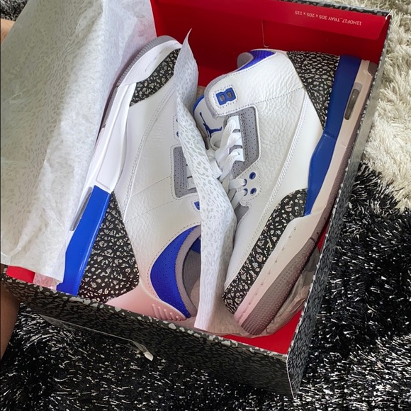 Retro 3 Racer Blue - Picture 2 of 2